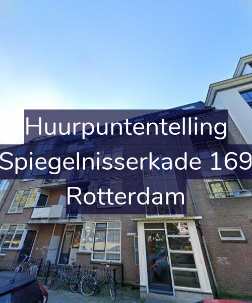 Foto gevel Huurpuntentelling voor Spiegelnisserkade 169, Rotterdam