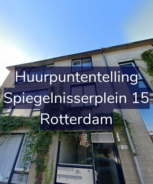 Foto gevel Huurpuntentelling voor Spiegelnisserplein 15, Rotterdam