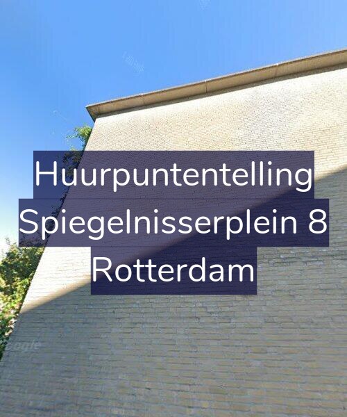 Foto gevel Huurpuntentelling voor Spiegelnisserplein 8, Rotterdam