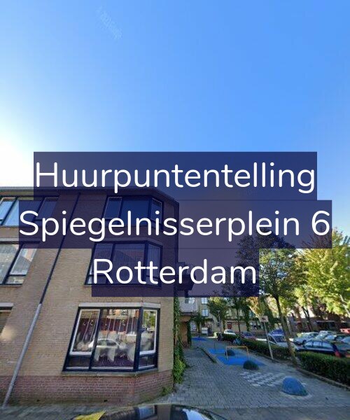 Foto gevel Huurpuntentelling voor Spiegelnisserplein 6, Rotterdam