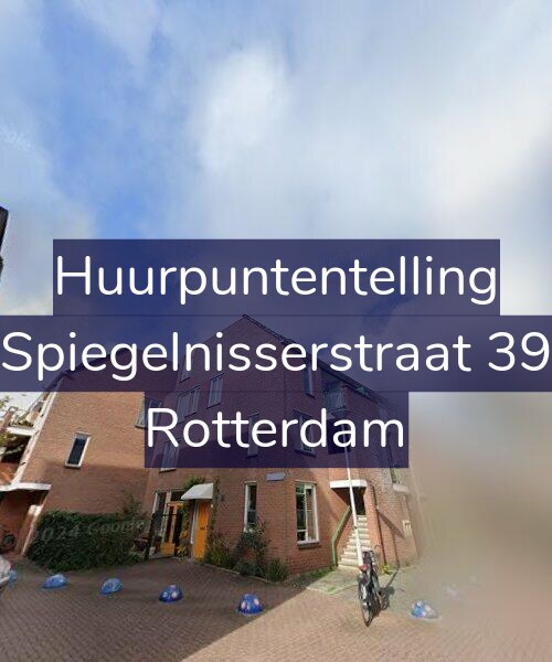 Foto gevel Huurpuntentelling voor Spiegelnisserstraat 39, Rotterdam