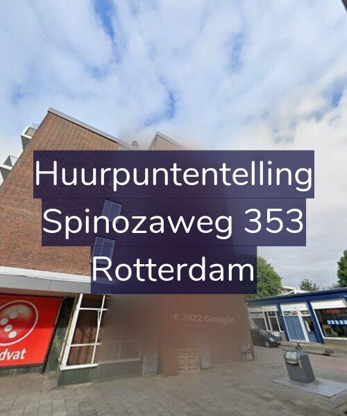 Foto gevel Huurpuntentelling voor Spinozaweg 353, Rotterdam