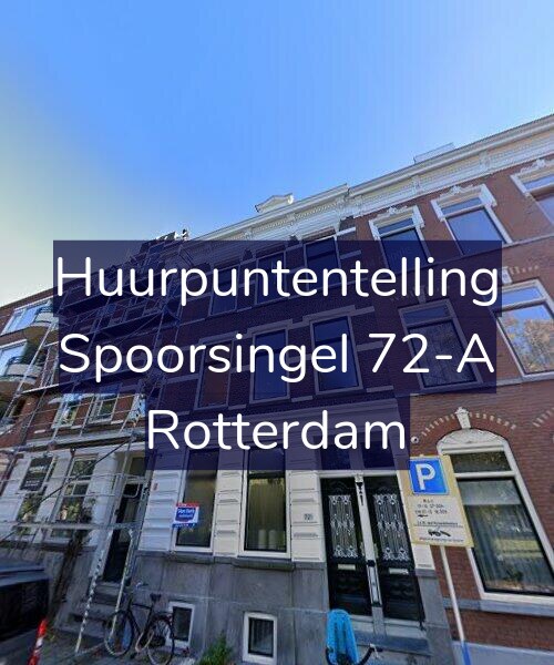 Foto gevel Huurpuntentelling voor Spoorsingel 72-A, Rotterdam