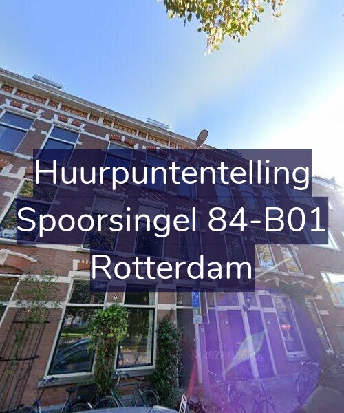 Foto gevel Huurpuntentelling voor Spoorsingel 84-B01, Rotterdam