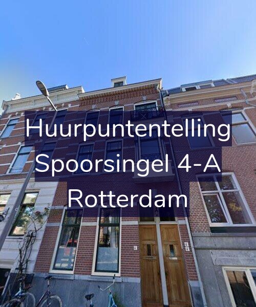 Foto gevel Huurpuntentelling voor Spoorsingel 4-A, Rotterdam