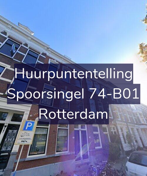 Foto gevel Huurpuntentelling voor Spoorsingel 74-B01, Rotterdam