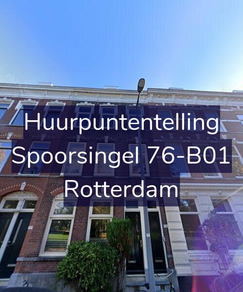 Foto gevel Huurpuntentelling voor Spoorsingel 76-B01, Rotterdam