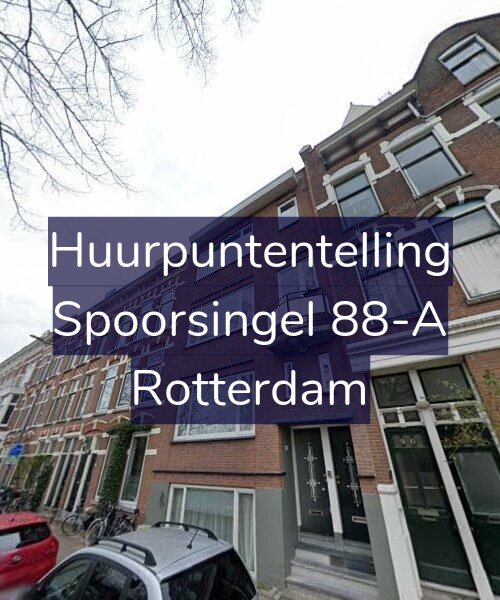 Foto gevel Huurpuntentelling voor Spoorsingel 88-A, Rotterdam