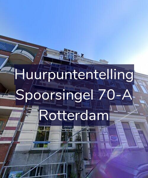 Foto gevel Huurpuntentelling voor Spoorsingel 70-A, Rotterdam