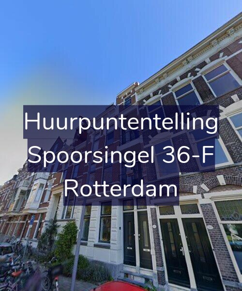 Foto gevel Huurpuntentelling voor Spoorsingel 36-F, Rotterdam