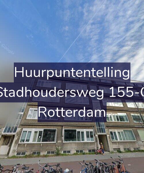 Foto gevel Huurpuntentelling voor Stadhoudersweg 155-C, Rotterdam