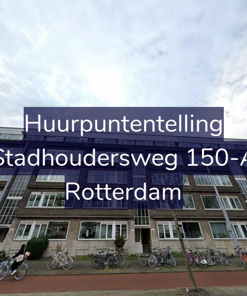 Foto gevel Huurpuntentelling voor Stadhoudersweg 150-A, Rotterdam