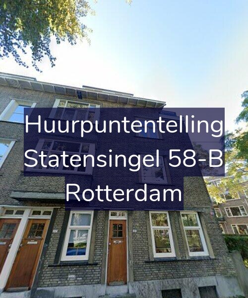 Foto gevel Huurpuntentelling voor Statensingel 58-B, Rotterdam
