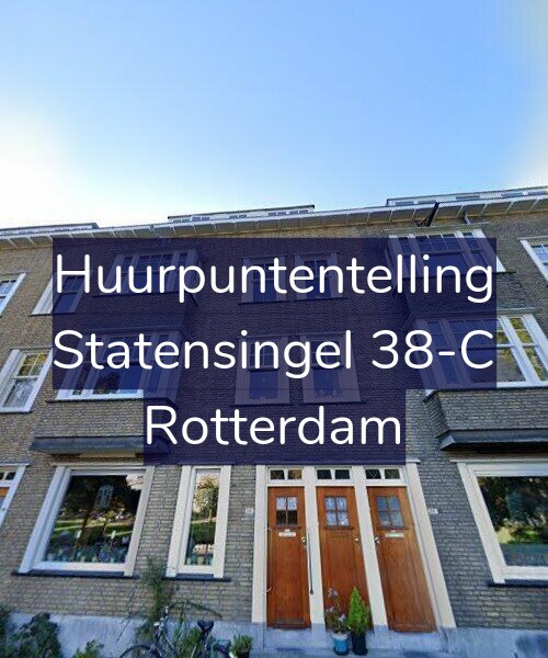 Foto gevel Huurpuntentelling voor Statensingel 38-C, Rotterdam