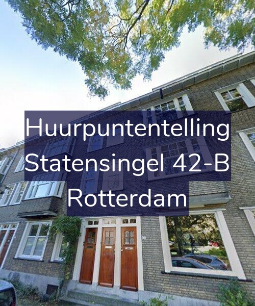 Foto gevel Huurpuntentelling voor Statensingel 42-B, Rotterdam