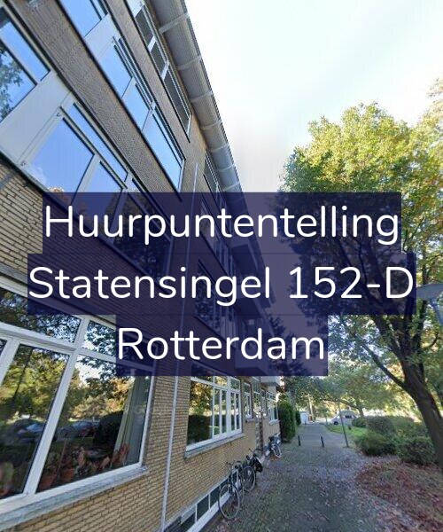 Foto gevel Huurpuntentelling voor Statensingel 152-D, Rotterdam