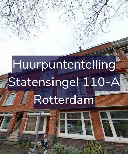 Foto gevel Huurpuntentelling voor Statensingel 110-A, Rotterdam