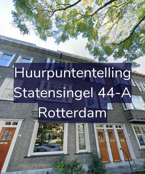 Foto gevel Huurpuntentelling voor Statensingel 44-A, Rotterdam
