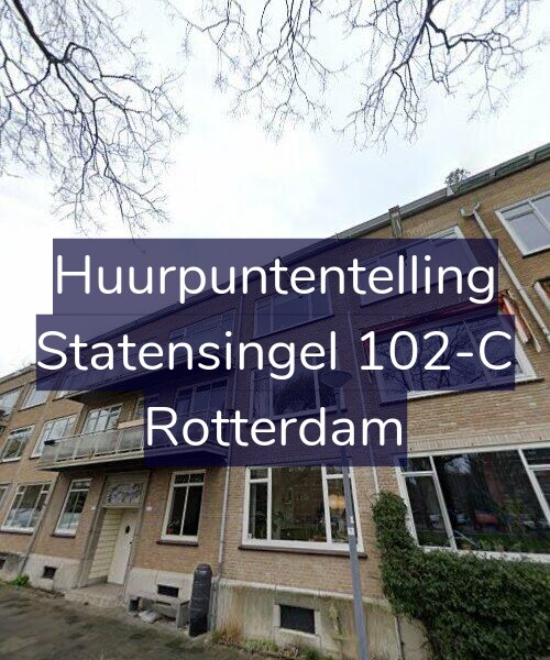 Foto gevel Huurpuntentelling voor Statensingel 102-C, Rotterdam