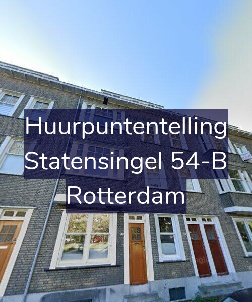 Foto gevel Huurpuntentelling voor Statensingel 54-B, Rotterdam
