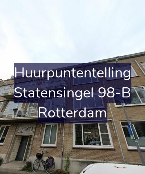Foto gevel Huurpuntentelling voor Statensingel 98-B, Rotterdam