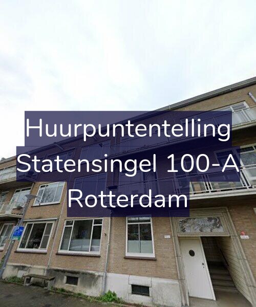 Foto gevel Huurpuntentelling voor Statensingel 100-A, Rotterdam