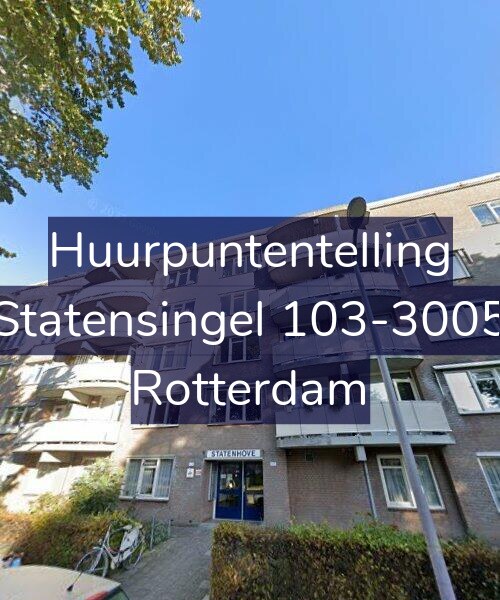 Foto gevel Huurpuntentelling voor Statensingel 103-3005, Rotterdam