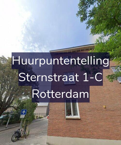 Foto gevel Huurpuntentelling voor Sternstraat 1-C, Rotterdam