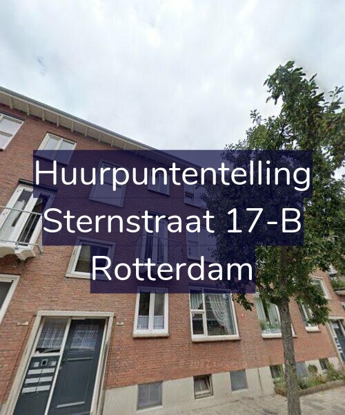 Foto gevel Huurpuntentelling voor Sternstraat 17-B, Rotterdam