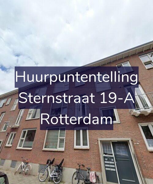 Foto gevel Huurpuntentelling voor Sternstraat 19-A, Rotterdam
