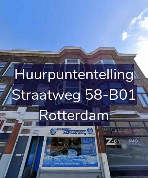 Foto gevel Huurpuntentelling voor Straatweg 58-B01, Rotterdam