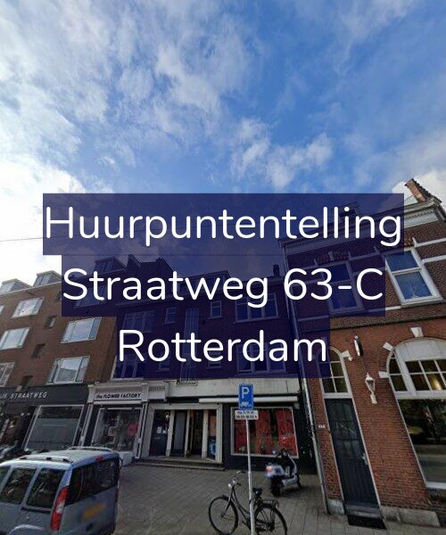 Foto gevel Huurpuntentelling voor Straatweg 63-C, Rotterdam