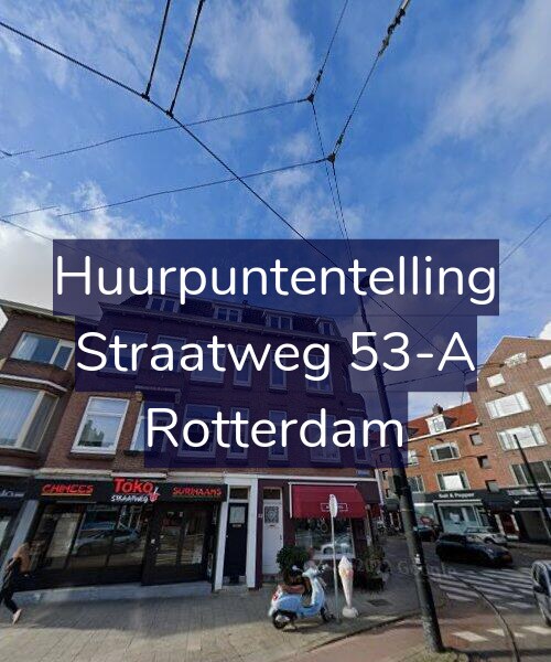 Foto gevel Huurpuntentelling voor Straatweg 53-A, Rotterdam