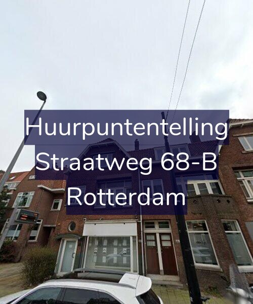 Foto gevel Huurpuntentelling voor Straatweg 68-B, Rotterdam