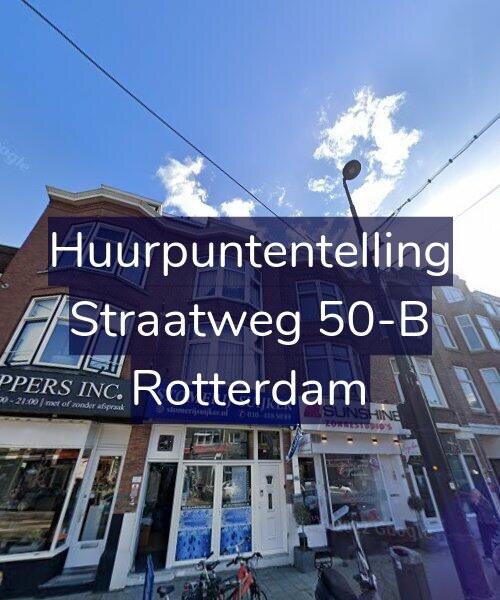 Foto gevel Huurpuntentelling voor Straatweg 50-B, Rotterdam