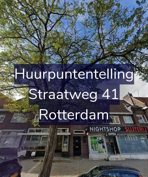 Foto gevel Huurpuntentelling voor Straatweg 41, Rotterdam