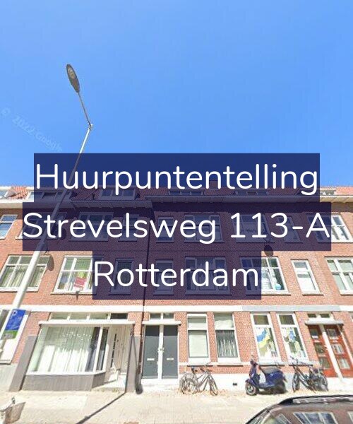 Foto gevel Huurpuntentelling voor Strevelsweg 113-A, Rotterdam