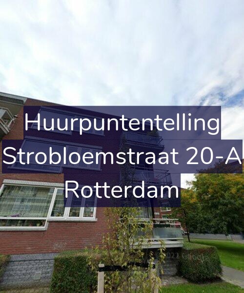 Foto gevel Huurpuntentelling voor Strobloemstraat 20-A, Rotterdam