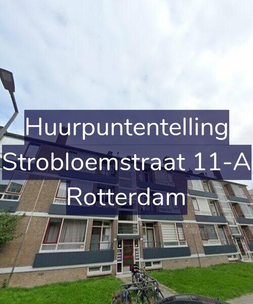 Foto gevel Huurpuntentelling voor Strobloemstraat 11-A, Rotterdam