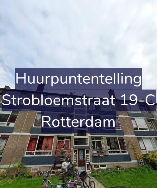 Foto gevel Huurpuntentelling voor Strobloemstraat 19-C, Rotterdam