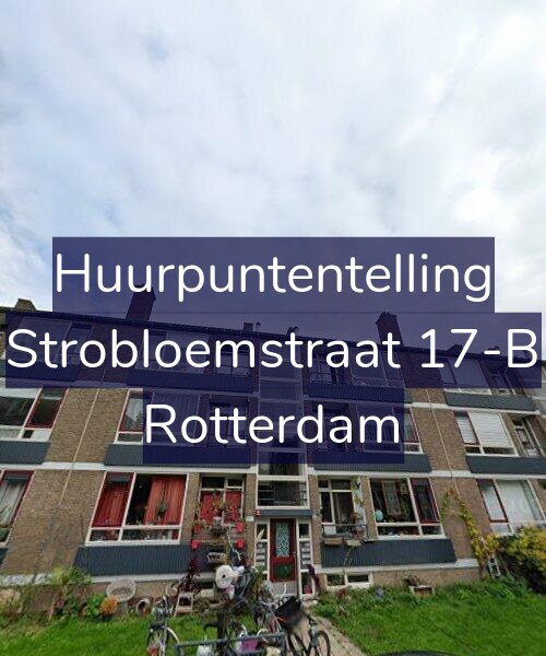 Foto gevel Huurpuntentelling voor Strobloemstraat 17-B, Rotterdam