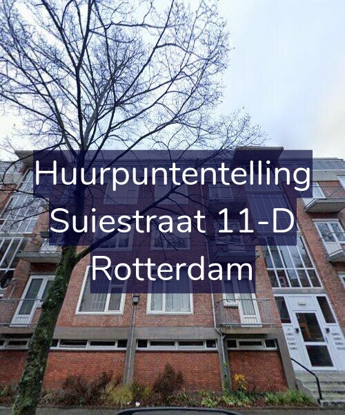 Foto gevel Huurpuntentelling voor Suiestraat 11-D, Rotterdam