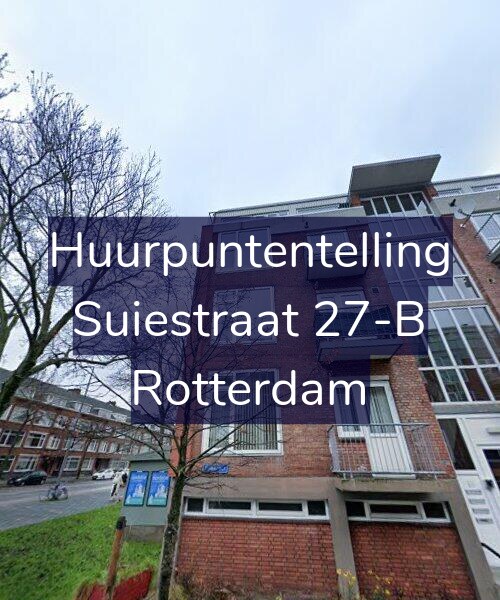 Foto gevel Huurpuntentelling voor Suiestraat 27-B, Rotterdam