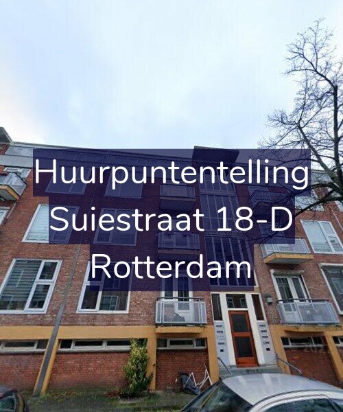 Foto gevel Huurpuntentelling voor Suiestraat 18-D, Rotterdam