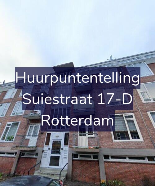 Foto gevel Huurpuntentelling voor Suiestraat 17-D, Rotterdam