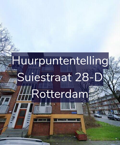 Foto gevel Huurpuntentelling voor Suiestraat 28-D, Rotterdam