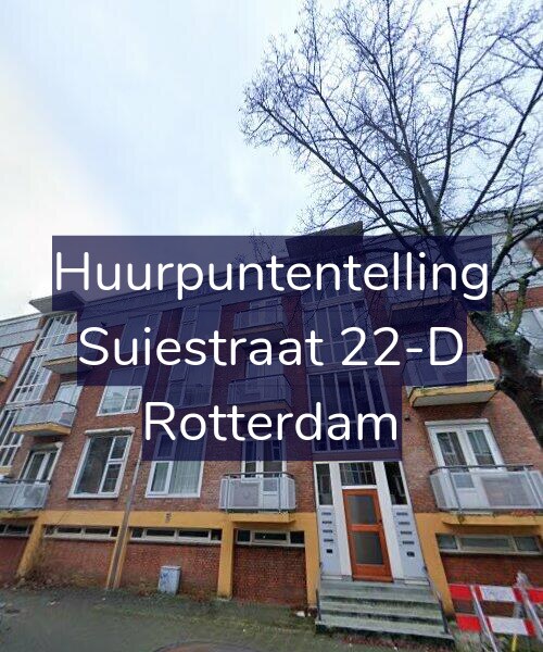 Foto gevel Huurpuntentelling voor Suiestraat 22-D, Rotterdam