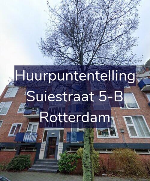 Foto gevel Huurpuntentelling voor Suiestraat 5-B, Rotterdam