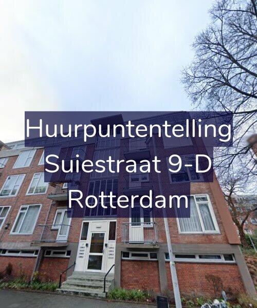 Foto gevel Huurpuntentelling voor Suiestraat 9-D, Rotterdam