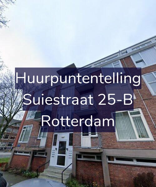 Foto gevel Huurpuntentelling voor Suiestraat 25-B, Rotterdam
